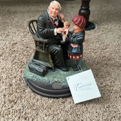 Norman Rockwell Figurine “Doctor And The Doll”