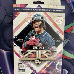 Topps MLB Fire 2020 🔥 Hanger Boxes 