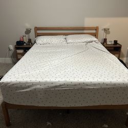 Bed Frame And Mattress 