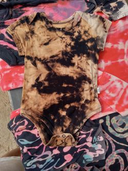 Bleach Tie-Dye Baby Onesie 24M