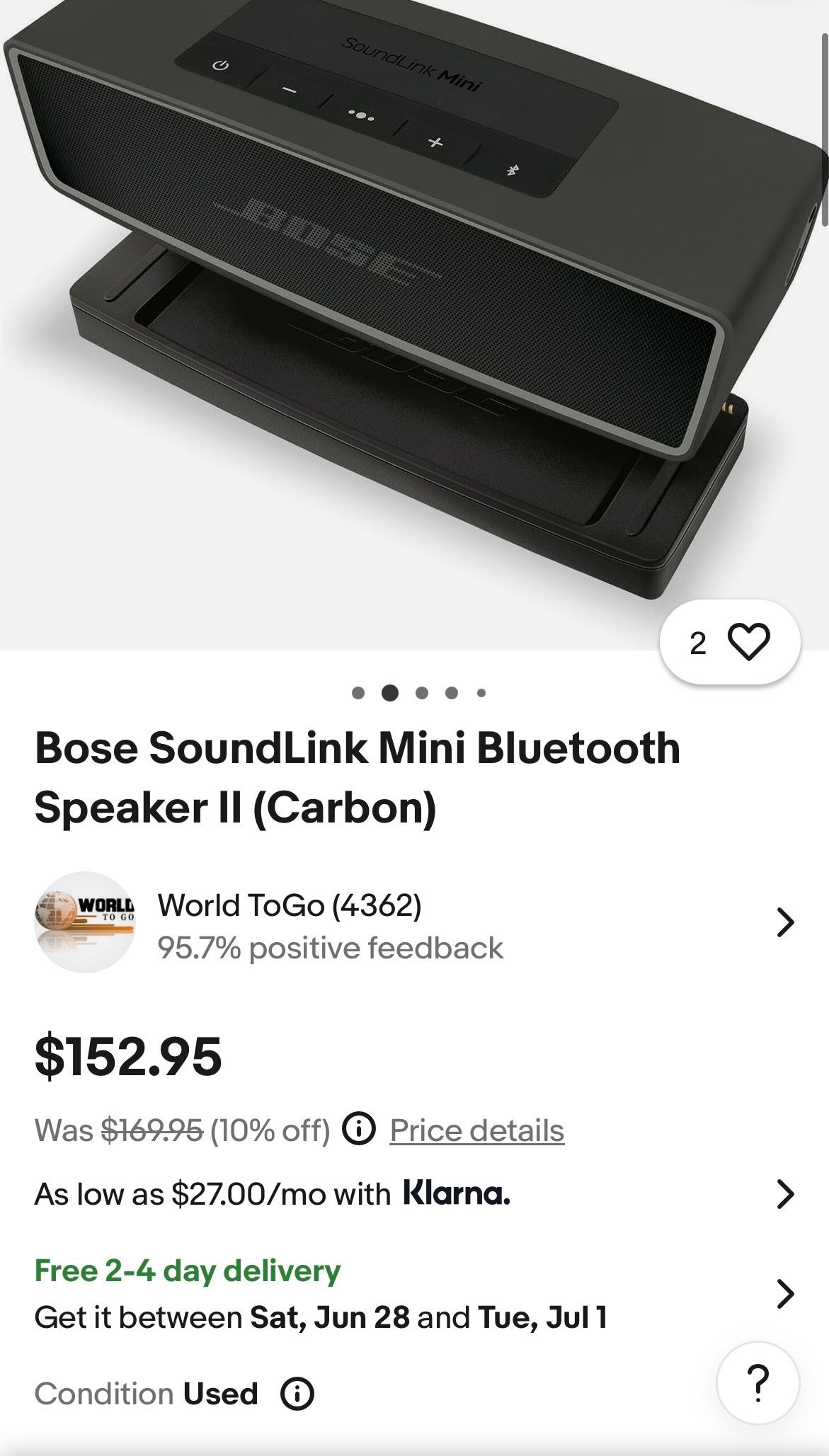 Bose Mini Speaker