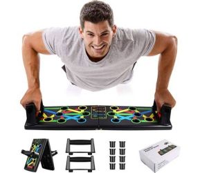 9 in 1 Push Up Rack Board System Fitness Workout Train Gym Exercise