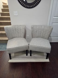 Pair of Matching Accent Chairs