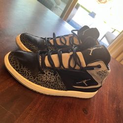 Nike Air Jordan 1 Flight Black Grey Elegant Size 11