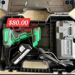 Metabo Drill Brushless New $80.00