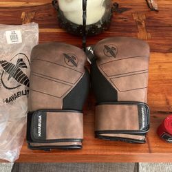 *New* Hayabusa Leather S4 Blowing Gloves 14 Oz