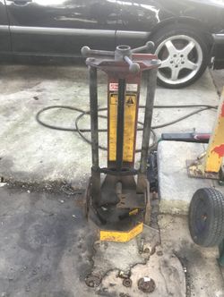 Shop strut spring compressor.