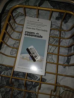 Home essentials over the tub caddy