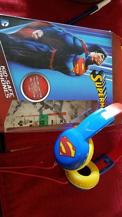 Kids superman headphones