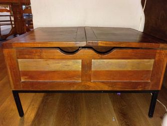 solid wood end table