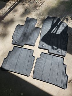 2013-2017 Mazda Cx-5 Set Of PIECE All Weather Floor Mats Black OEM
