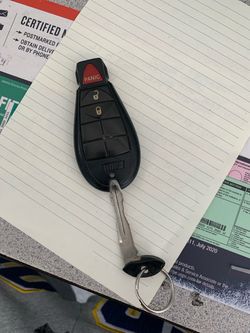 OEM VW Volkswagen Key Fob Remote w/ Key Blade & PANIC Button