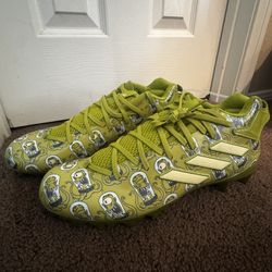 New Adidas Freak 22 x Simpsons Mens US 11 'Kang & Kodos' Football Cleats Green