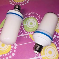 Halloween LED Orange Flickering Light Bulbs 4 mode Spooky Amosphere Trick Treat