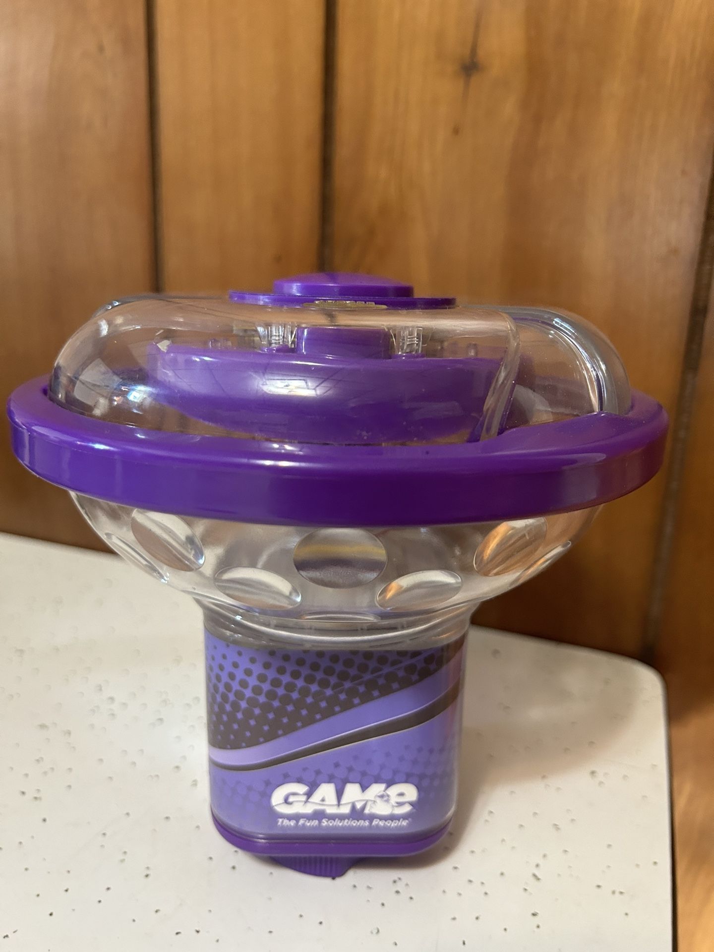 Swimming Pool Underwater Light Show & Fountain by Game Fountain randomly cycles through modes Sprays up to 5 feet Ultra-bright LEDs Colorful light sh