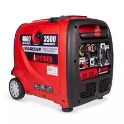 A-iPower 4000W Gas Inverter Generator, Electric Start, Quiet, RV Ready, Portable