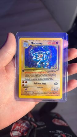 First addition Machamp  promo