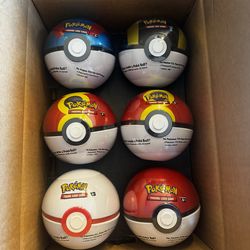 Pokemon: Pokeball Tins (G25) - 6x