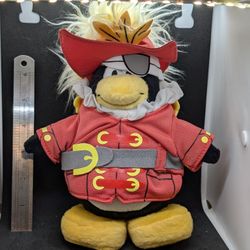 Disney Club Penguin Swashbuckler Pirate Plush Rare Series 14 w/ Tag