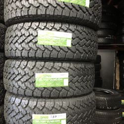 SET OF FOUR NEW TIRES LT285 /70 R17