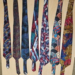 7 Silk Ties  Total $15