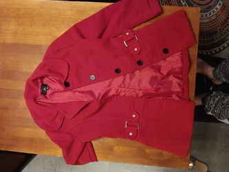 Red Pea Coat