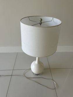 White Accent Lamp