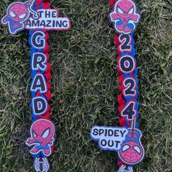 Spiderman Graduation Lei