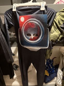 Skibidi Camera Man Halloween Costume Youth Sm-Med