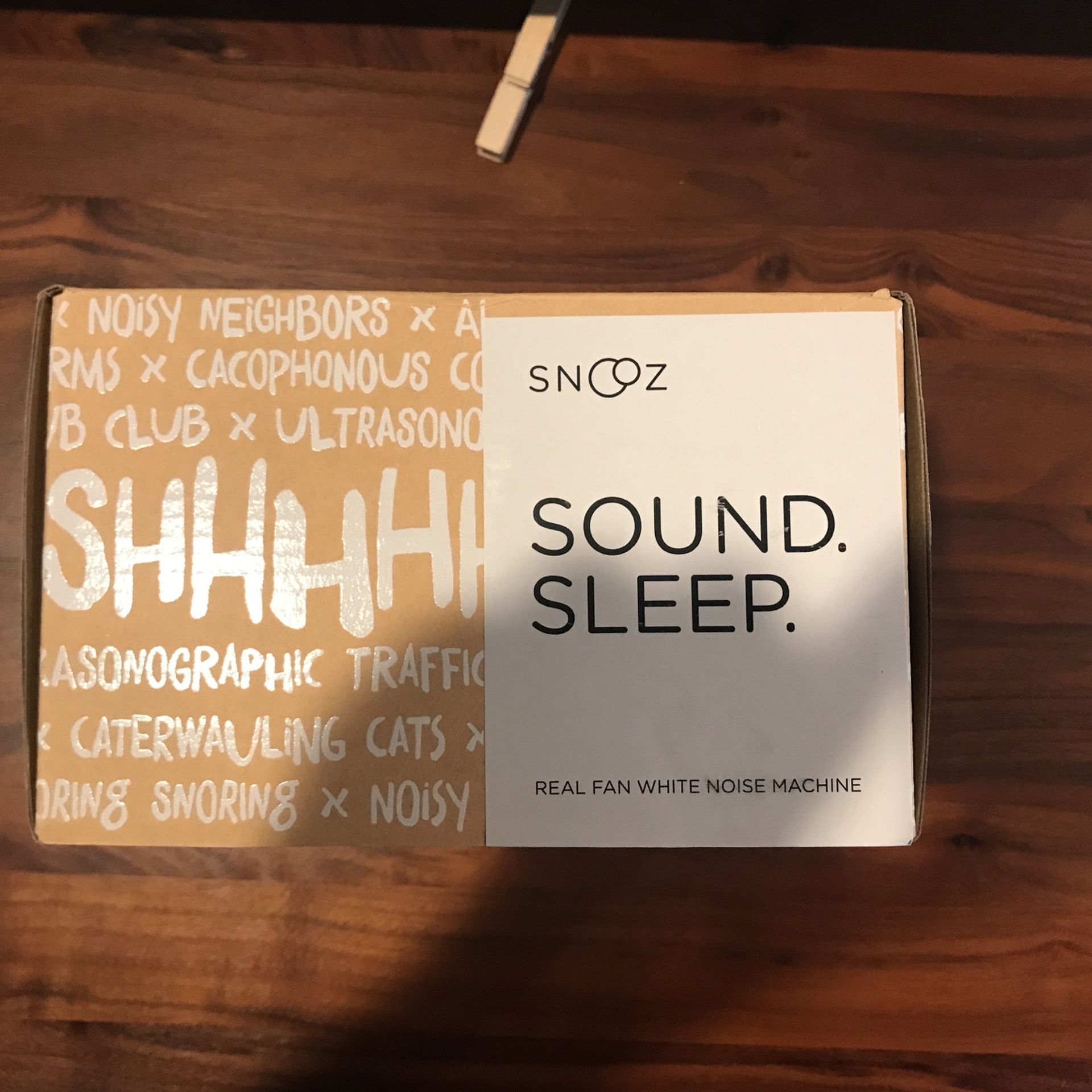 New In Box Snooz White noise Machine