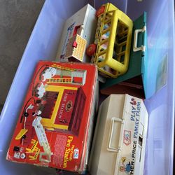 Fisher Price Vintage Little People Lot