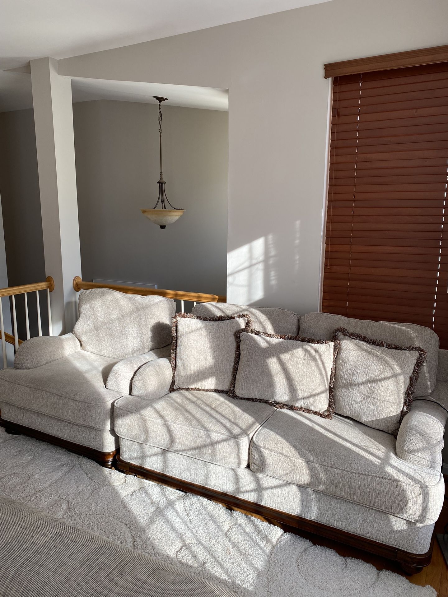 Loveseat And Armchair