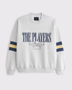 Abercrombie PGA The Players Championship Graphic Crew Sweatshirt