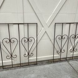 2 Rustic Metal Decorative Panels - 2/$75