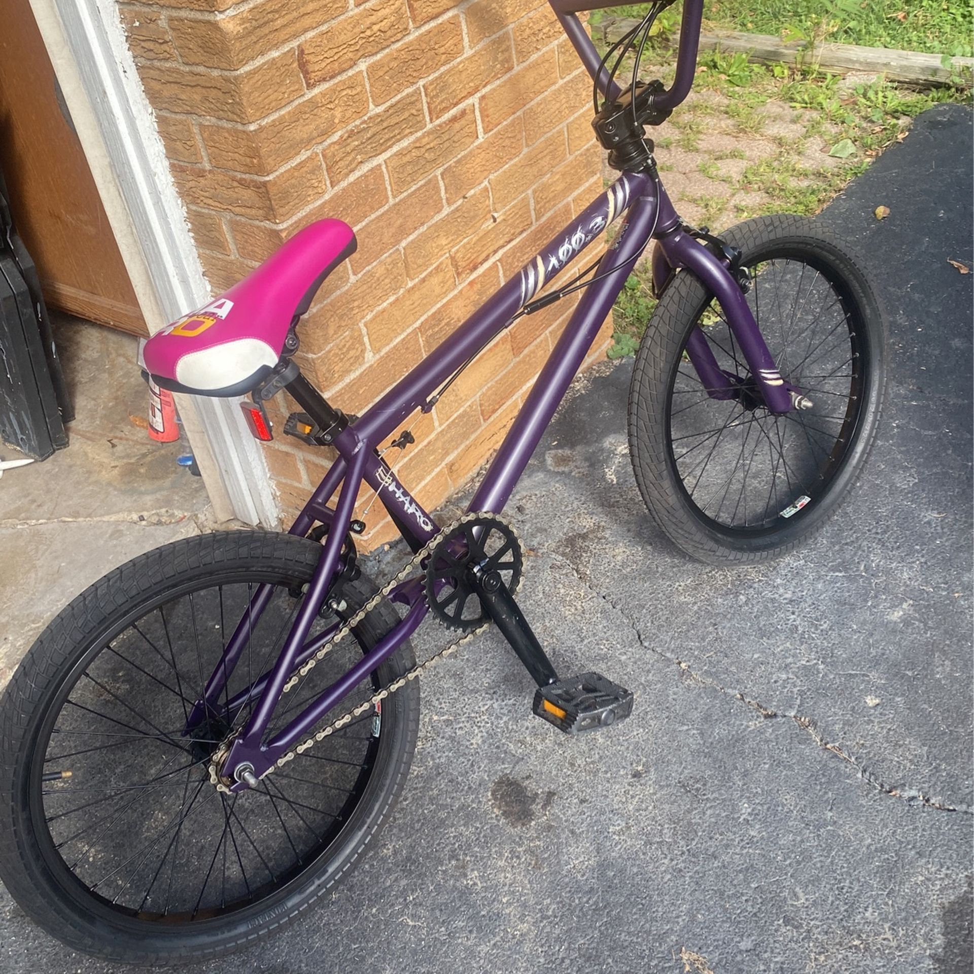 Purple haro bmx sale