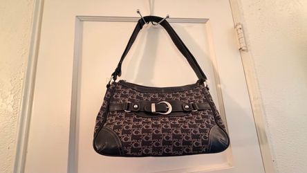 Set of 2 Carryland Logo Print Canvas Shoulder Bags