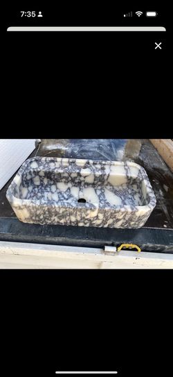 Calcutta Viola Marble Wall Mounted sink