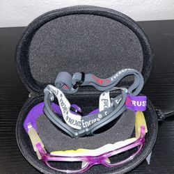 Evertrust Sports 2 Cycling Glasses Gray Zip Case Adult Unisex