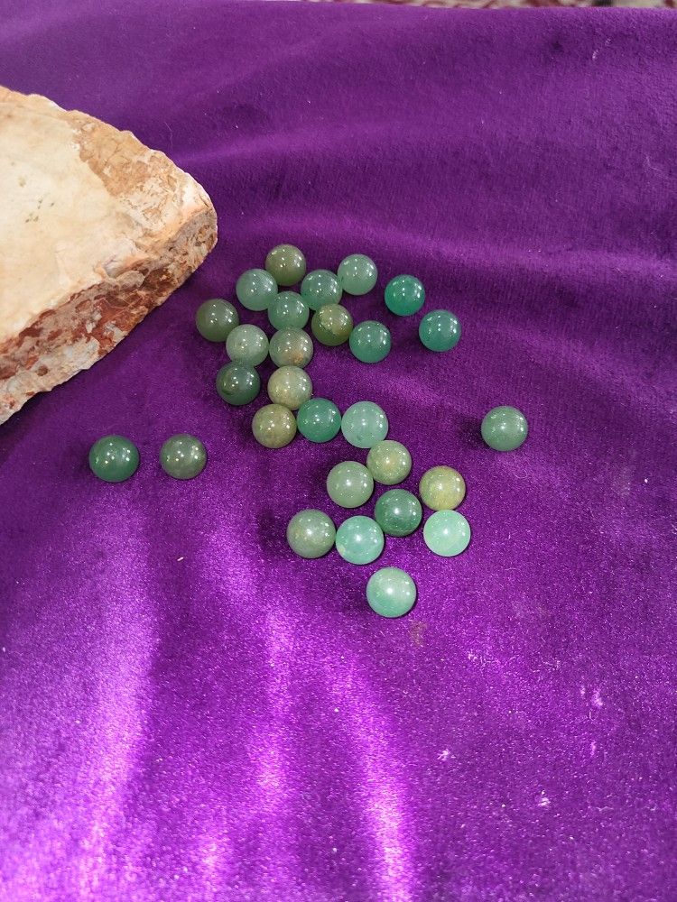 Jade Glass Beads.