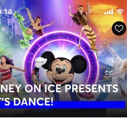 5 Disney On Ice Tickets For 01 Jan 26