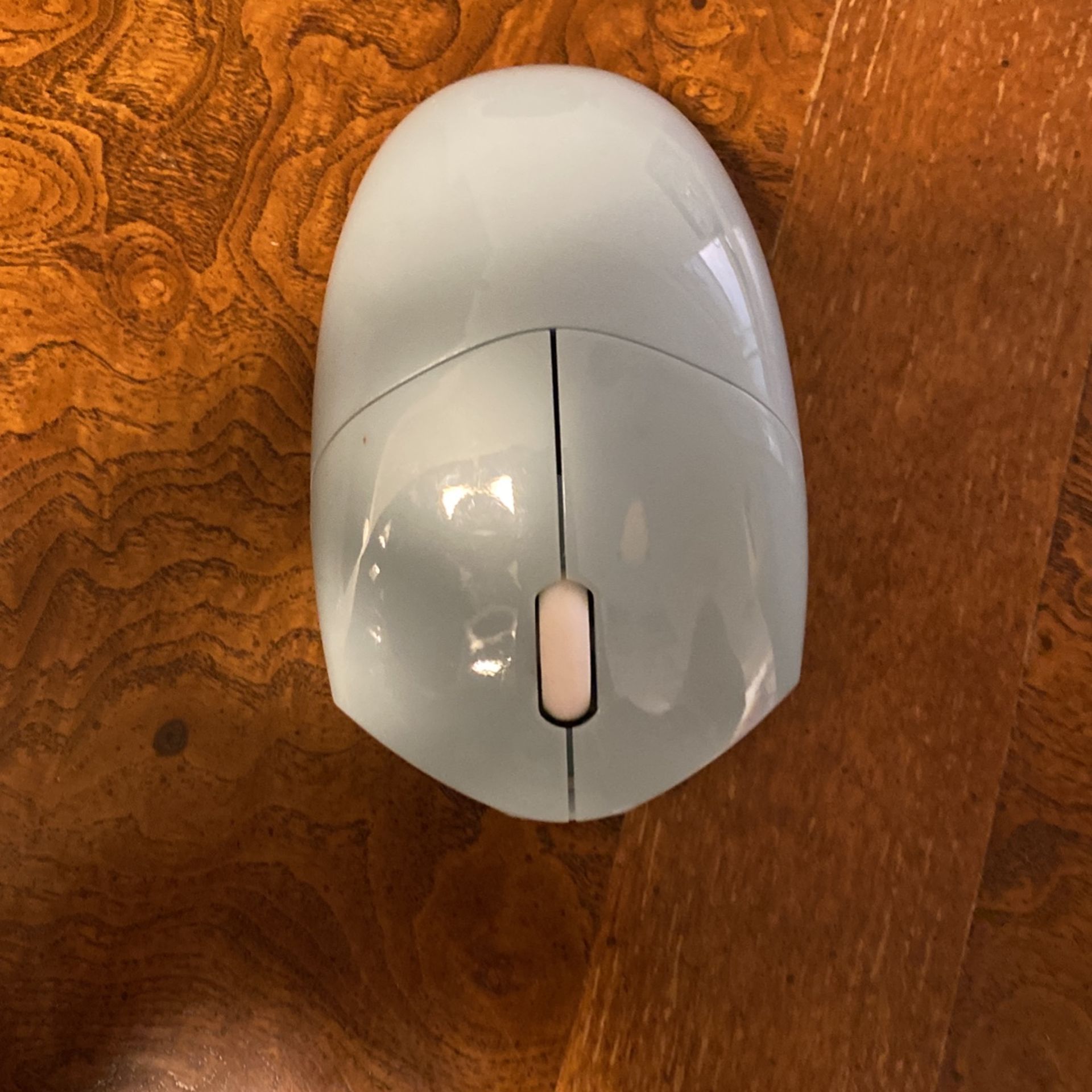 Cyan Blue Wireless Mouse 