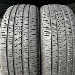 275/55R20 2 used tires Bridgestone 