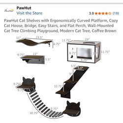 Pawhut Cat Shelves