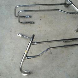 Harley Davidson motorcycle Shovelhead bag guards