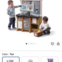 kids play kitchen + food/accessories