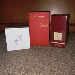 Tom Ford Lost Cherry Eau de Parfum.  Airpod Pro 2 Maison Francis Kurkdjian Baccarat Rouge 540 Extrait de Parfum. 
