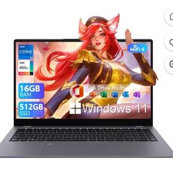 Brand New 15.6 Laptop Intel i5 512GB SSD
