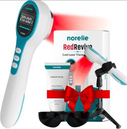 RedRevive Cold Laser Therapy Wand with Stand & Conductive Gel for Hands-Free Enhanced Light Therapy Sessions