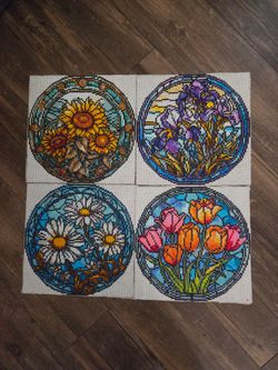 4 piece Diamond Art