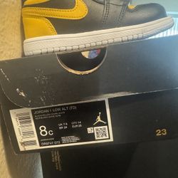 Jordan 1 Low Toddler Size 8